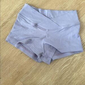 Lavender/blue ish Athletic Cheer Gymnastics Dance shorts